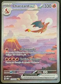 Pokémon 151 charizard 199/165 appena sbustato