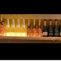 Moet chandon vuote, perrier joet belle epoque