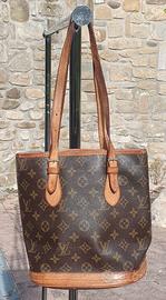 Borsa Louis Vuitton bucket in pelle da donna