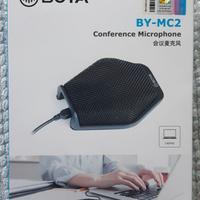 Microfono cardiode a condensatore per conferenze.