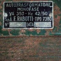autotrasformatore monofase 350 VA