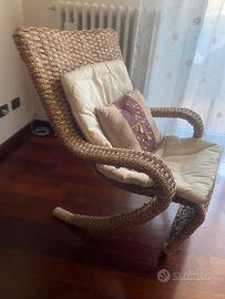 Poltrona in midollino