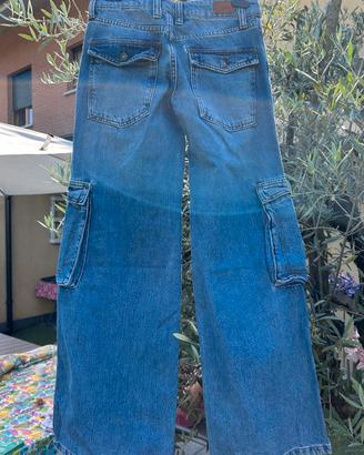 jeans Cargo a vita bassa subdued 