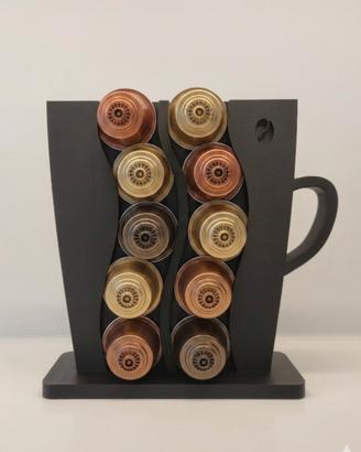 Porta capsule a forma di tazzina di caffè