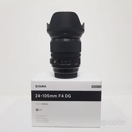 Obiettivo Sigma 24-105 f4 DG x canon usato