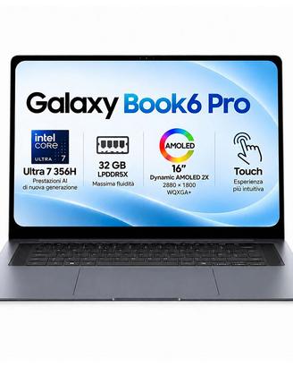 GALAXYBOOK 6 PRO ULTRA7 356H OLED 16 TOUCH 32GB