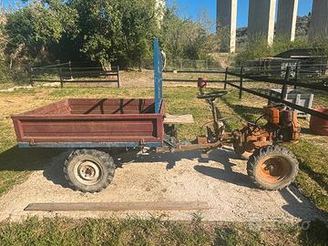 motozappa con cassone