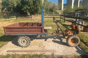 motozappa con cassone