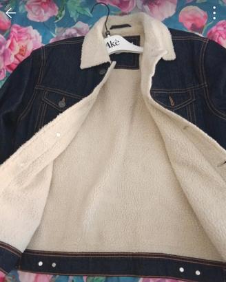 Giacca di jeans imbottito