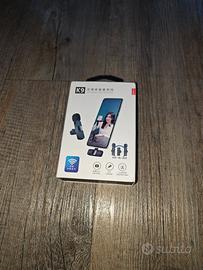 doppio Microfono esterno per smartphone 