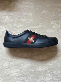 Gucci Ace Leather Low Trainers Nuove con cartellin