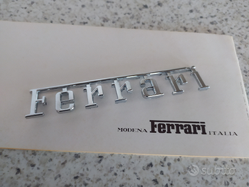 Scritta Ferrari originale
