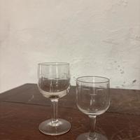 Set 2 Calici Vintage con Decoro Geometrico