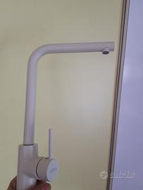 Rubinetto cucina Elleci Trail bianco antico 