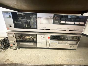 Sony amplifer e lettore cassette