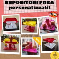 Espositore personaggi faba e dischi sonori