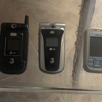 2 Cellulari a libro LG e un Nokia