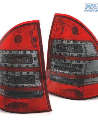 FANALI MERCEDES CLASSE C W203 00-07 LED ROSSO BIAN