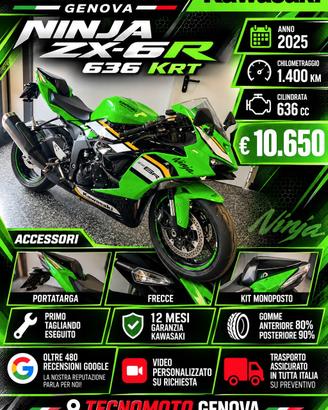 Kawasaki Ninja 636 ZX-6R KRT 1400KM!!!!