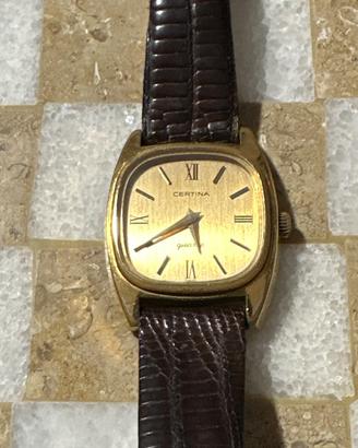 Orologio Certina uomo donna cinturino in pelle
