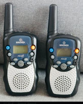 Coppia di walkie talkie BRONDI FX-10 TWIN radio