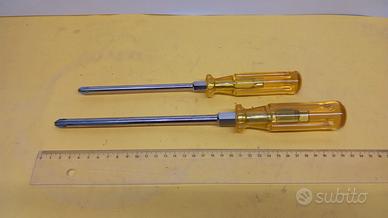 Kit 2 cacciaviti USAG Vanadium Extra a stella NUOV