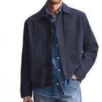 Giacca Zara Uomo Elegante Blu