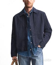 Giacca Zara Uomo Elegante Blu