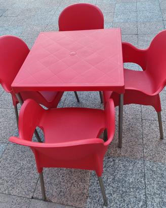 Tavolo e sedie KIT per Bar Dehor