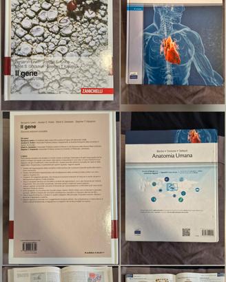 libri universitari genetica e anatomia umana