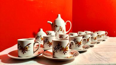 Servizio Caffè Porcellana ANCAP Vintage 12 Persone