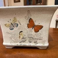 Porta vaso in ceramica francese