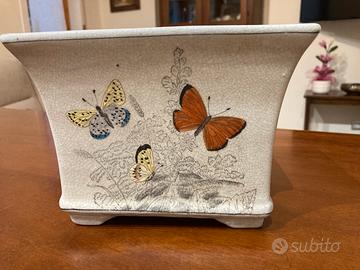 Porta vaso in ceramica francese