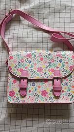 borsa bambina rosa con fantasia 