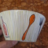 ciotola decorata a mano Rometti 