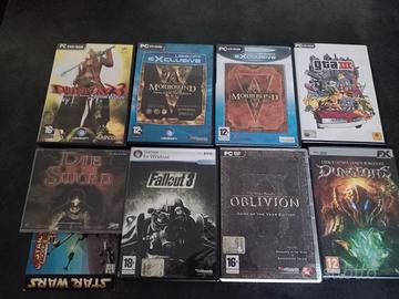 giochi pc fallout oblivion morowind star wars ecc