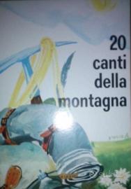 10 dischi 45 GIRI , VENTI CANTI DELLA MONTAGNA DEL