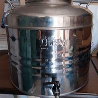 contenitore olio acciaio inox