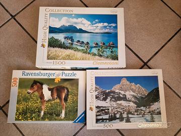 Puzzle Clementoni e Ravensburger