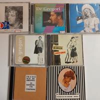 set  7 CD F.De Gregori  €40