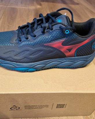 Scarpe Mizuno Blu Tg 42.5 Sport Tennis Padel