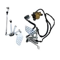 Pedane guidatore complete Honda cbr 954rr