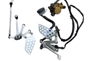 Pedane guidatore complete Honda cbr 954rr