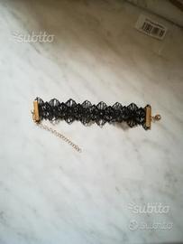 Bracciale in pizzo nero