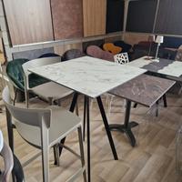 Stock Sgabelli e tavoli alti da esterno e interno