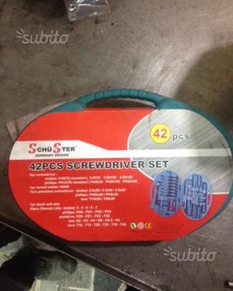 Set cacciavite 42 pezzi chrome vanadium