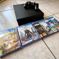 Sony PlayStation 4 FAT 500 GB+Controller+4 Giochi