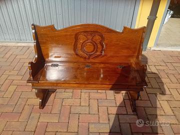 Cassapanca olmo massello