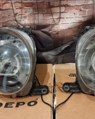 fari fiat 500 angel eyes RGB 