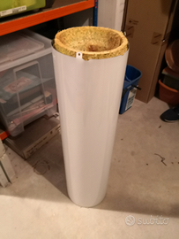 Tubo inox coibentato in lana di roccia